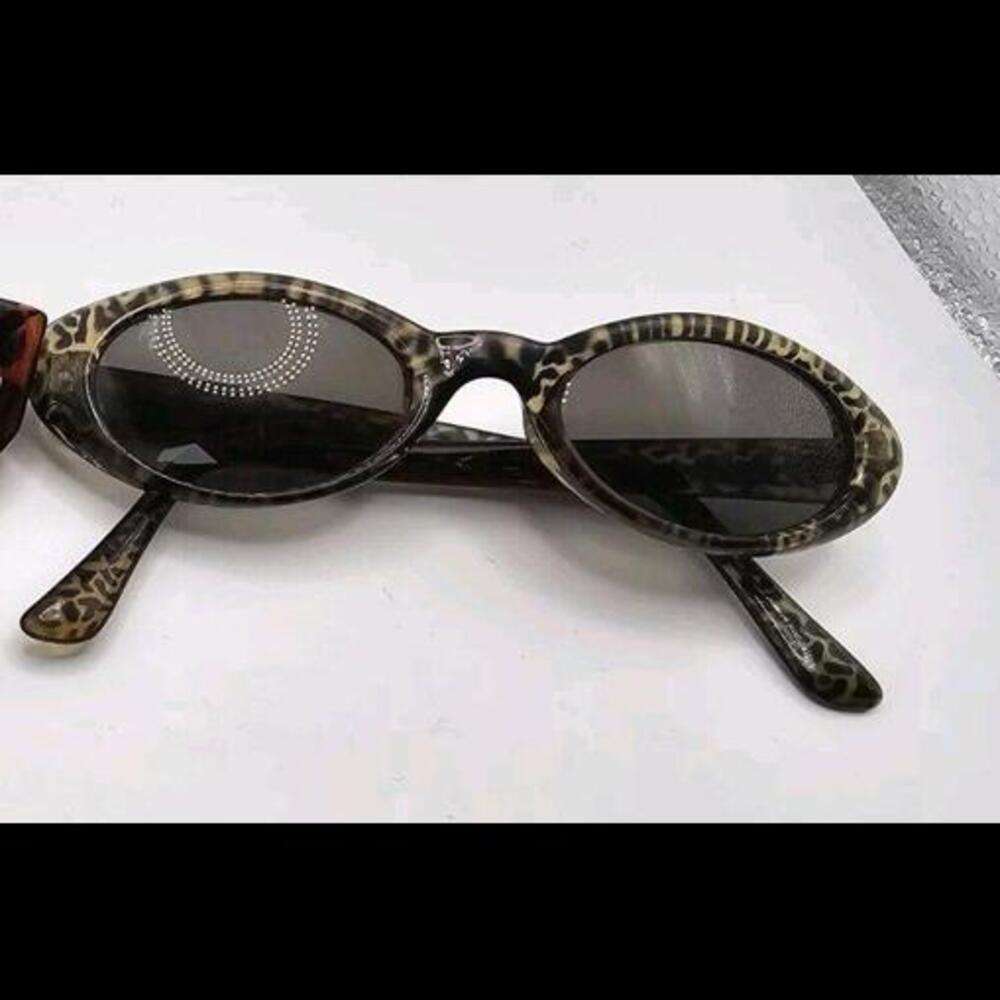 Velvet TRIXIE  Animal Print Designer Sunglasses Made In Italy Asian Fit